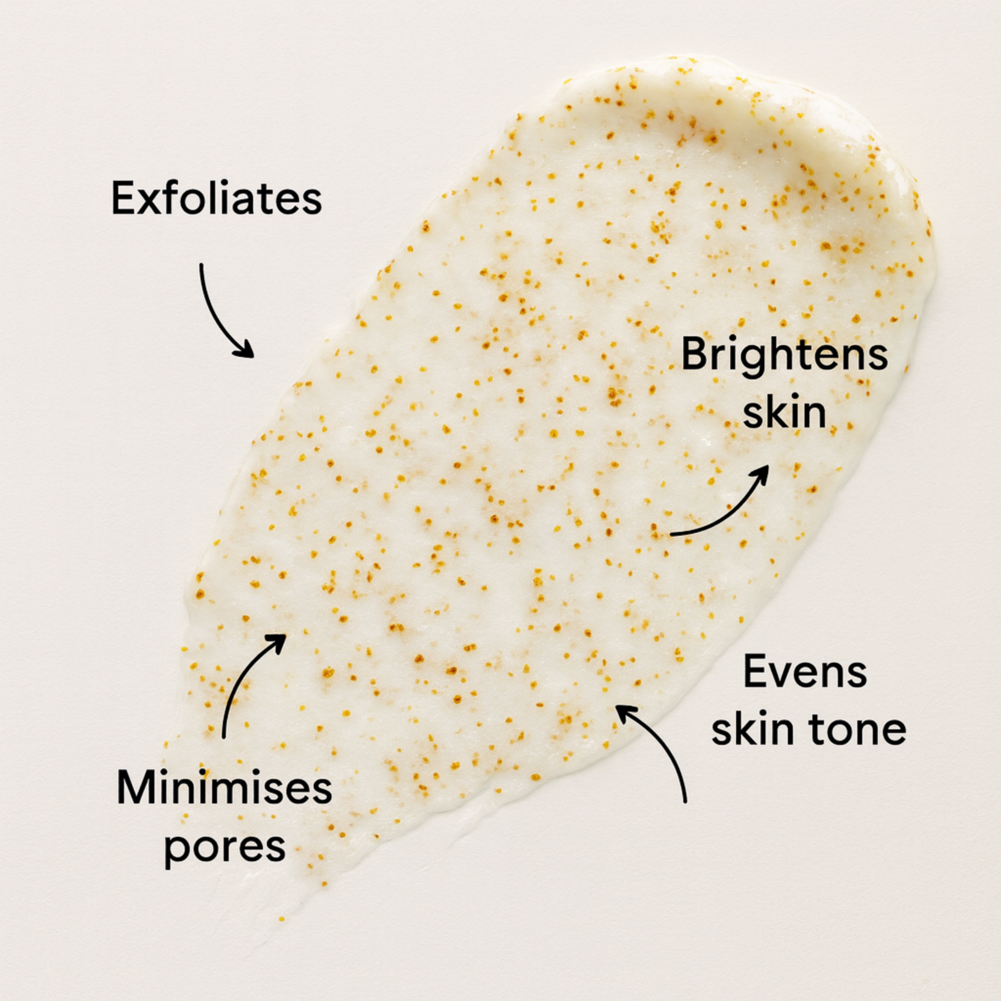 Marigold Skin Rosehip Face Polish – gentle, microplastic-free exfoliant with rosehip, guava, and chamomile for smooth, bright, and refreshed skin