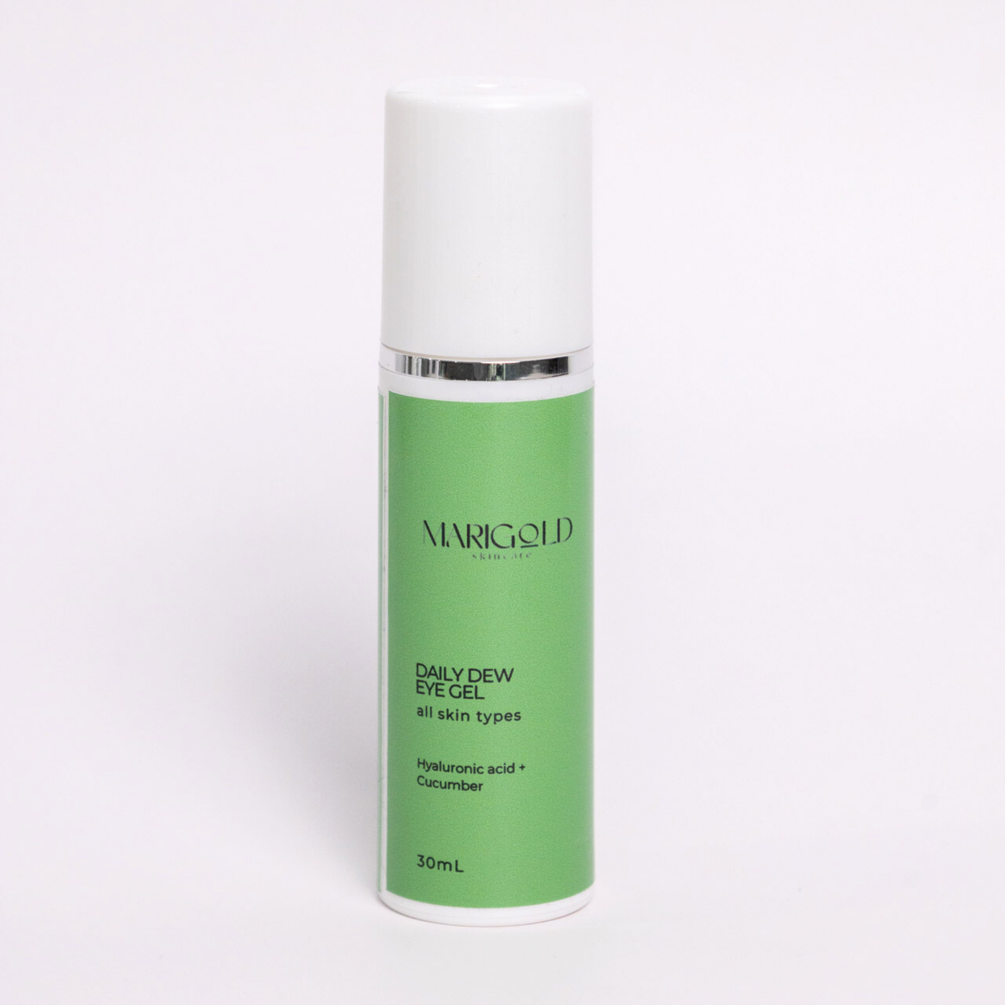 daily dew eye gel for hydrating, soothing, and revitalizing under-eye skin, reduces puffiness and dark circles