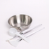 face mask applicator brush and mixing bowl set for DIY skincare, tools for easy and mess-free facial mask application