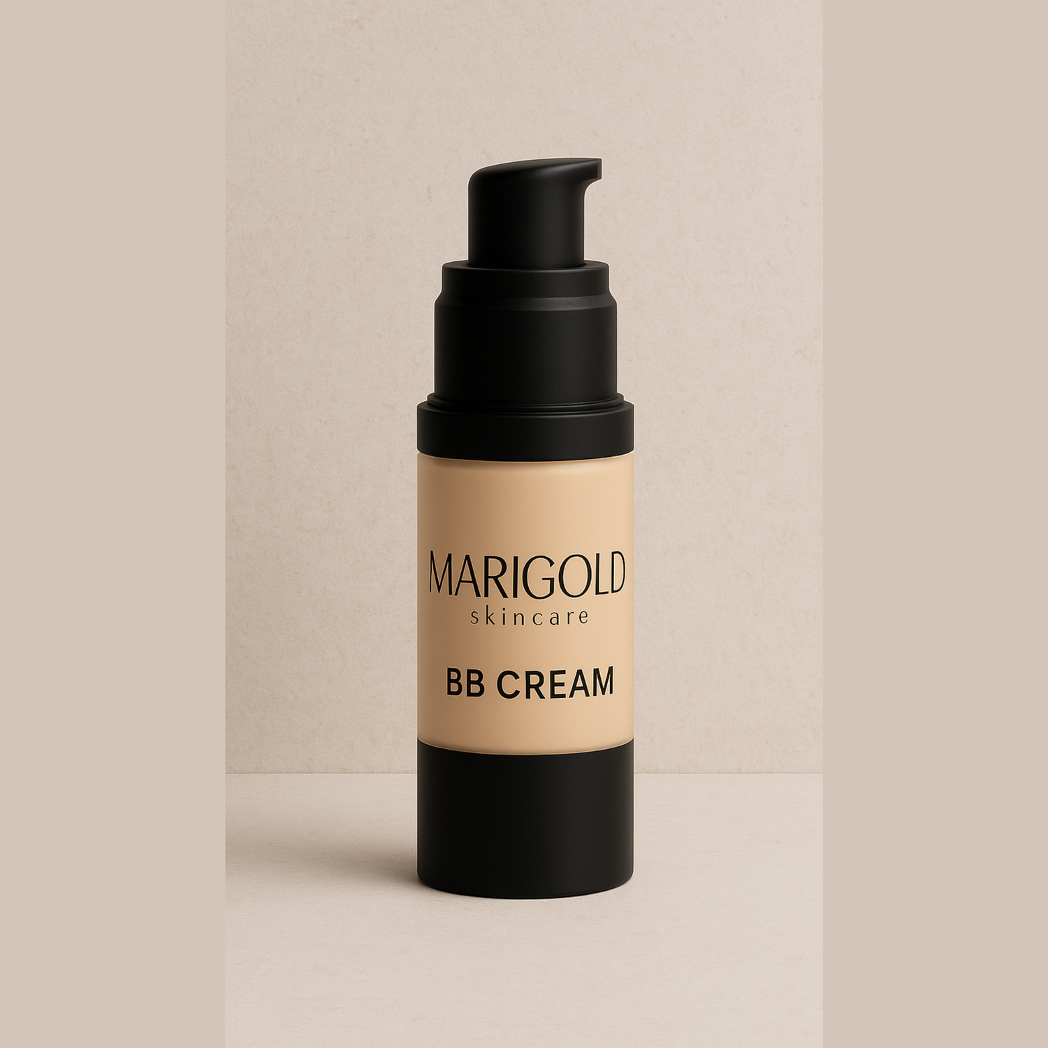 Marigold Deep Honey BB Cream tube showing deep shade, medium‑coverage formula for warm, even skin tone
