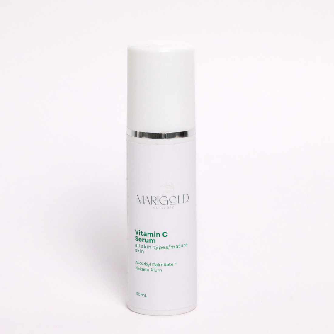 Vitamin C brightening face serum with Kakadu plum and rosehip for antioxidant skin protection and radiant glow