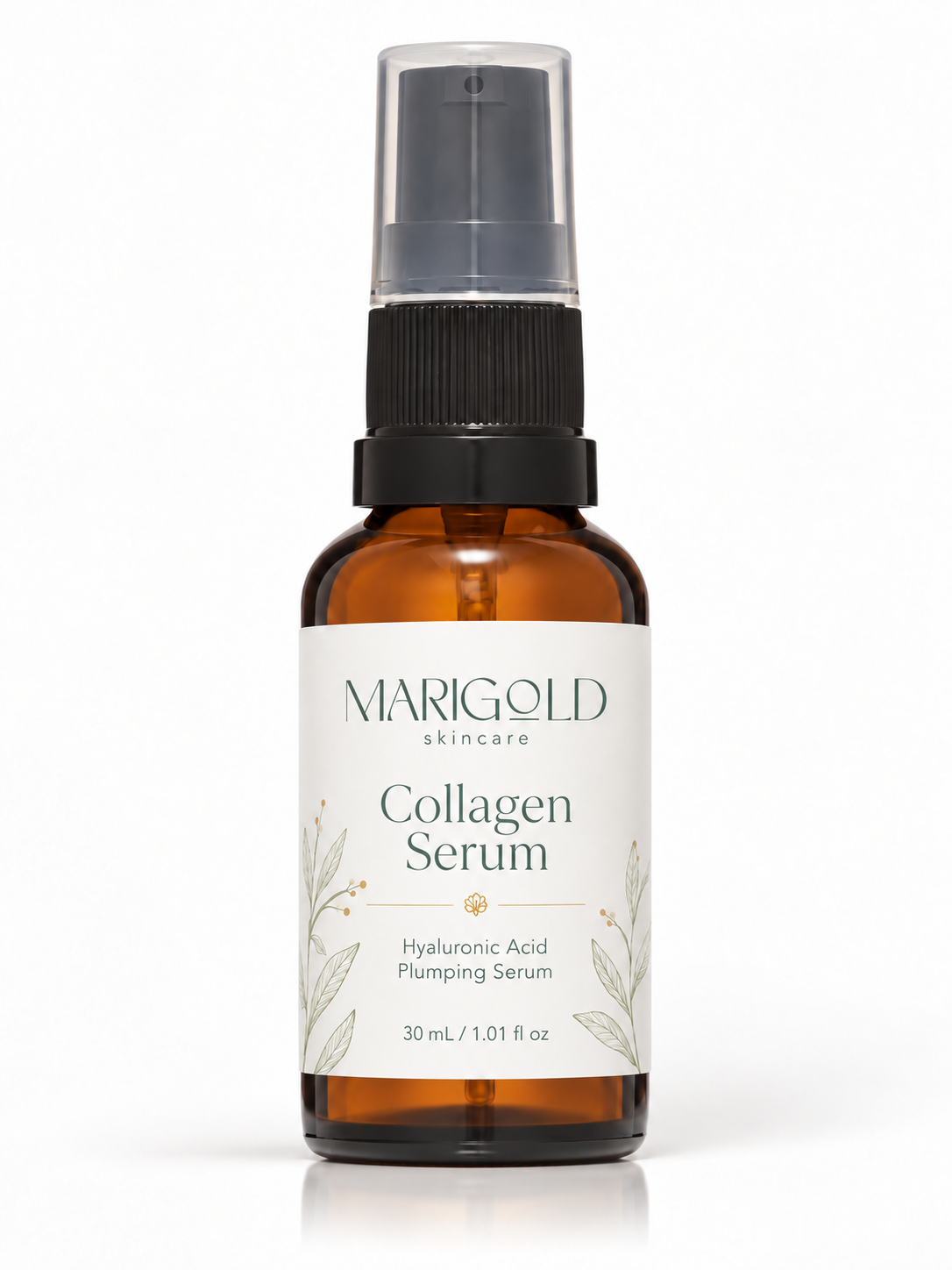 Collagen Serum – Anti-Aging with Hyaluronic Acid & Vitamin C by Marigold Skin (former packaging)