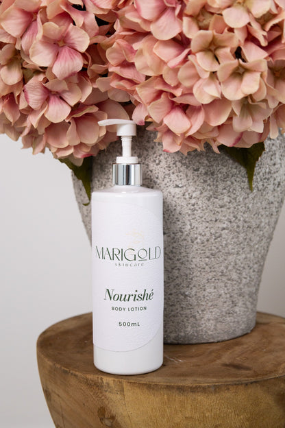 Nourishé Body Lotion – Natural Hydrating Skincare by Marigold Skin