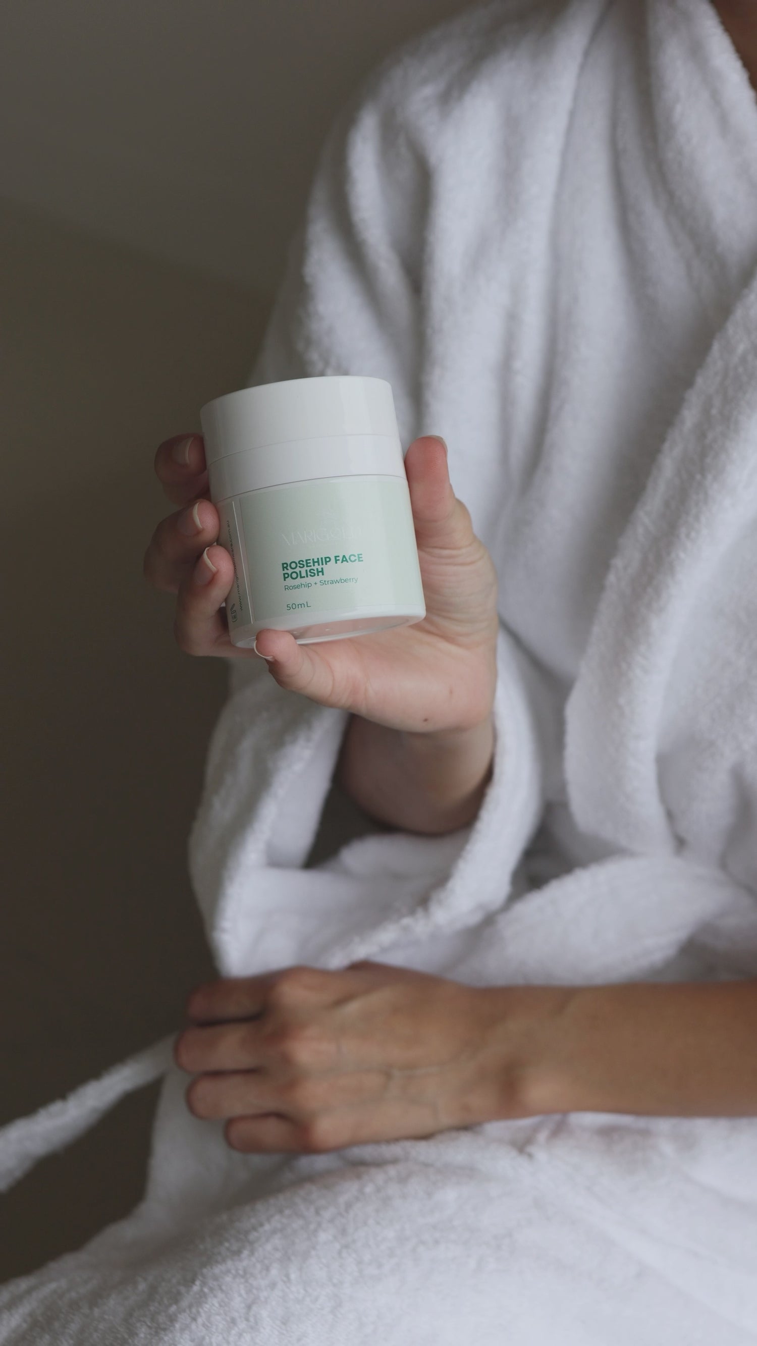 Rosehip Face Polish – Gentle Natural Exfoliant by Marigold Skin