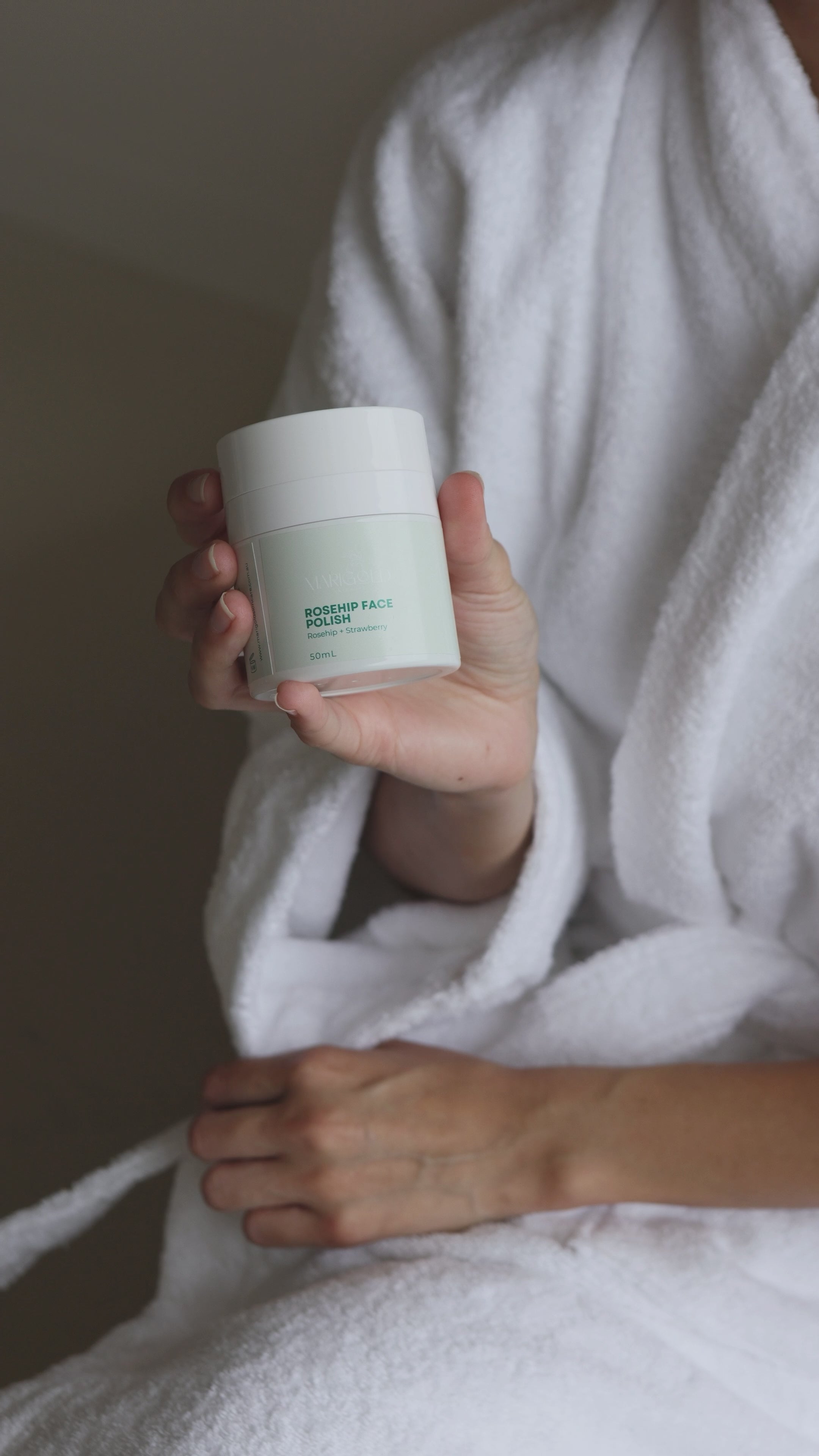 Rosehip Face Polish – Gentle Natural Exfoliant by Marigold Skin