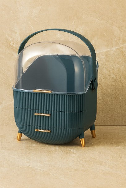 Skincare Organiser Box with Dust Cover – Radiance Collection